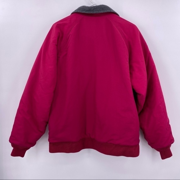 Lands' End Dark Pink Fleeced Lined Women's Winter Jacket Size Medium - Picture 2 of 6